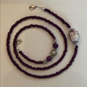 Owl Beaded Mask Chain